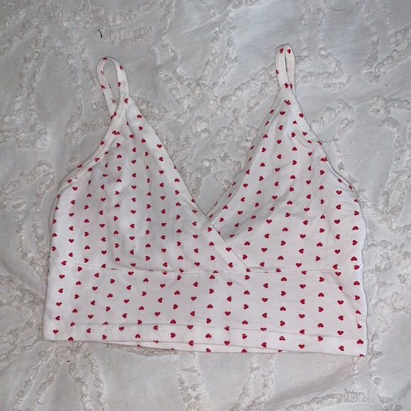 Brandy Melville Tops - Brandy Melville heart tank